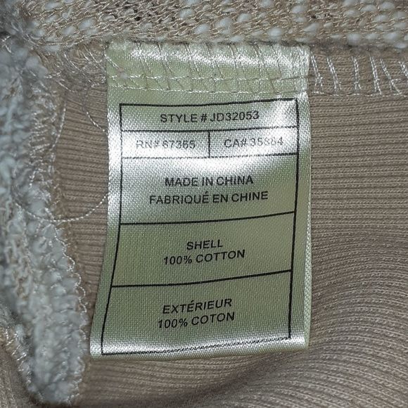 Jack. BB Dakota Hatchi Hoodie‎ Offset Zip in Tan XS - Picture 6 of 7